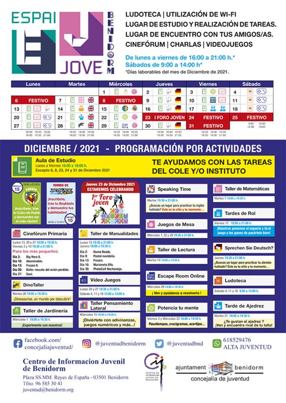 Cartel anunciador Espai Jove