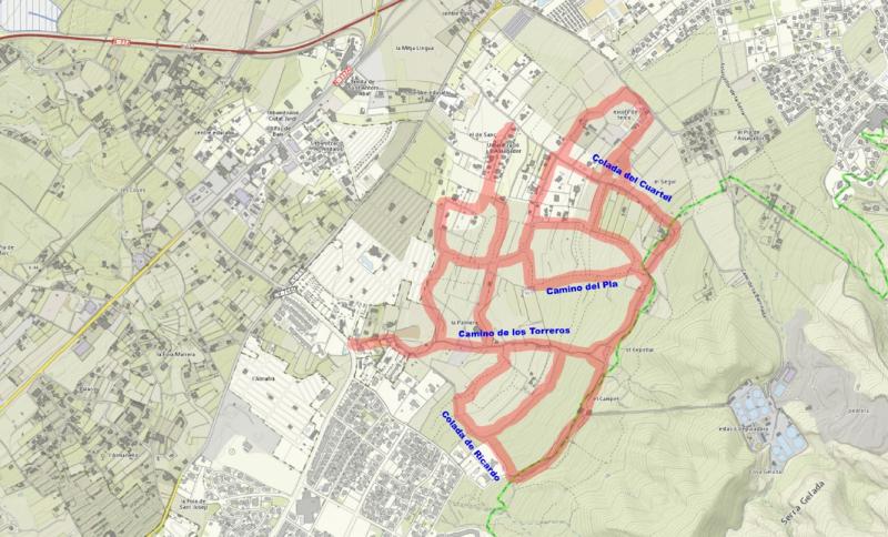 Benidorm adequa l'entorn de camins rurals i vies pecuàries...