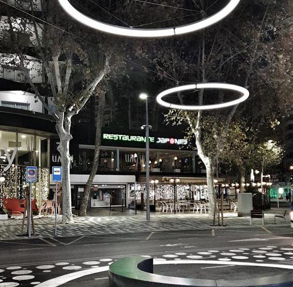 Benidorm begins on Monday the installation of the central lights of Mediterráneo avenue...