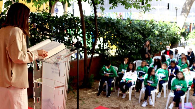 Las aventuras de Don Quijote vuelven a resonar en l’Hort de Colón para conmemorar el Día del Libro