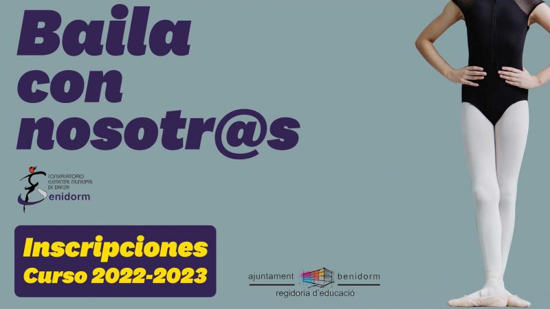 Inscripción Conservatorio Municipal de Danza curso 2022/2023