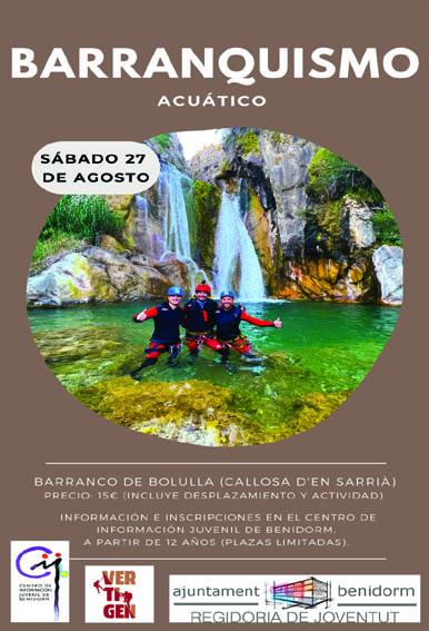 Cartel anunciador Barranquismo