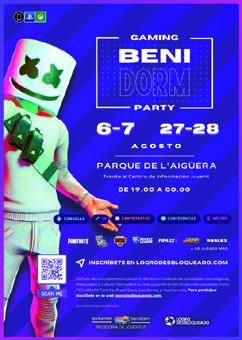 Cartel anunciador Gaming Benidorm party