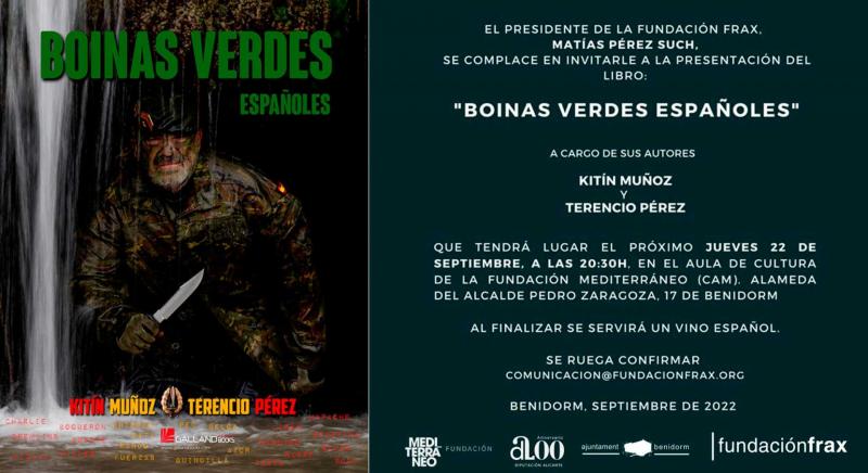 El Aula de Cultura de la Fundación Mediterráneo acoge mañana la presentación del libro - Boinas Verdes Españoles Boinas Verdes