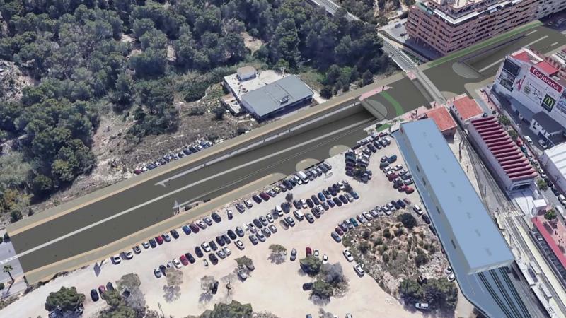 Recreación del soterramiento de la avenida