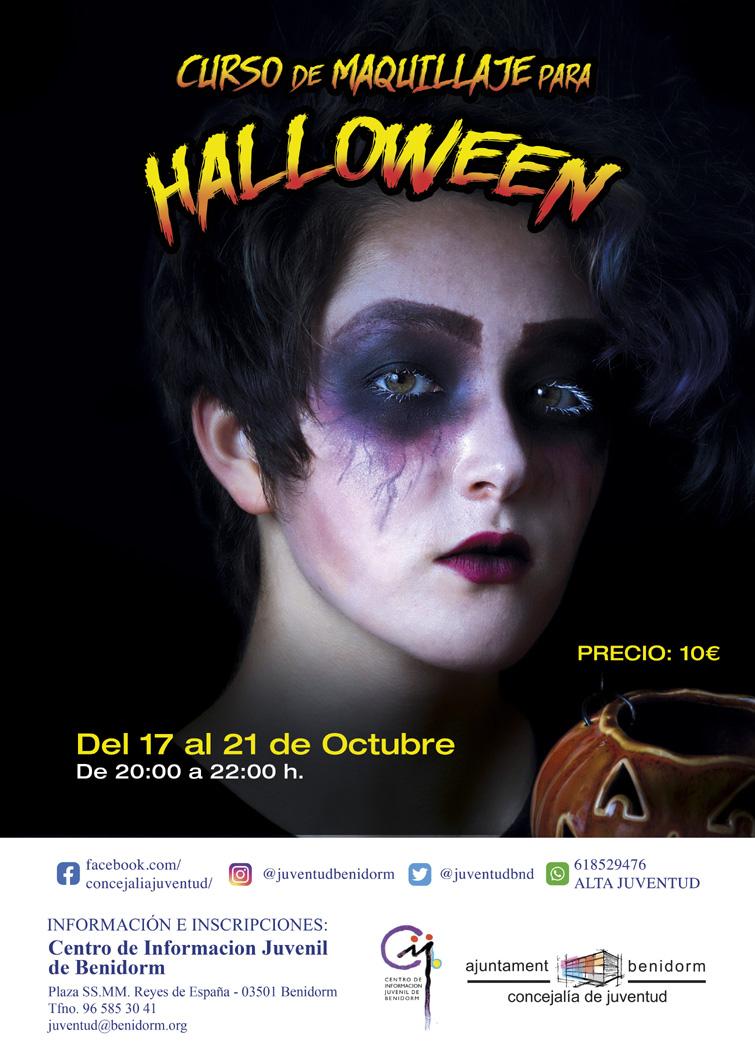 Curso de Maquillaje para Halloween.