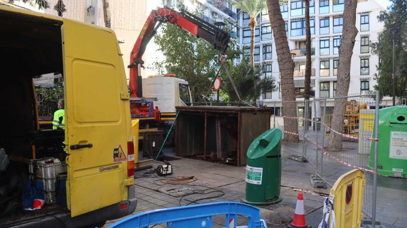 Benidorm renueva y sustituye los contenedores soterrados y en superficie de l’Hort de Colón. Contenedores soterrados