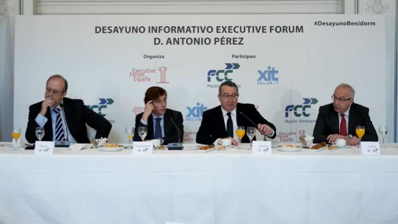 Toni Pérez reclama en el Executive Forum un porcentaje del IVA generado por el turismo para los destinos. Toni Pérez reclama en el Executive Forum un porcentaje del IVA generado por el turismo para los destinos.