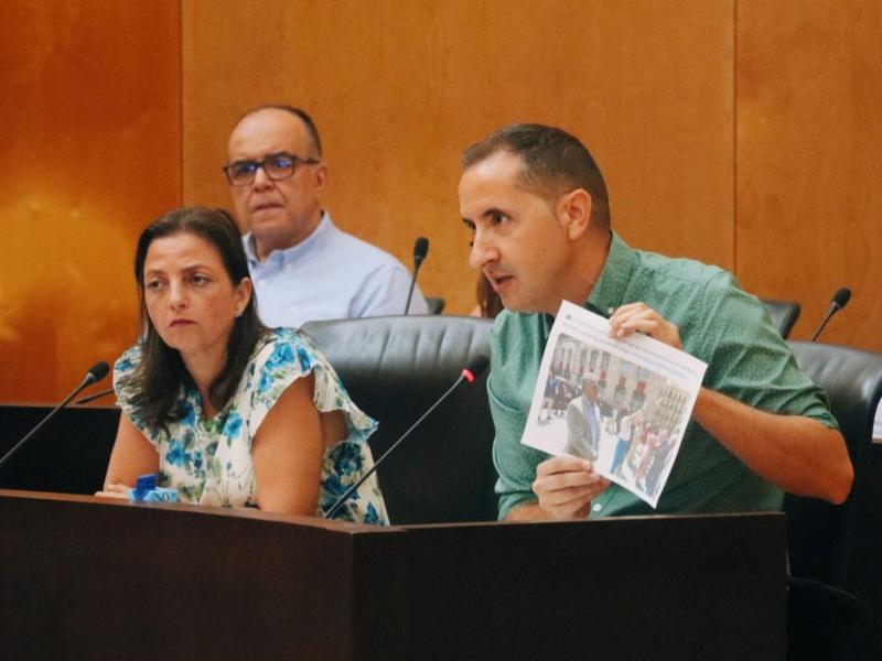 Sergi Castillo: “Ortiz culmina hoy su burla a Benidorm” Pleno Julio 2023 en Benidorm