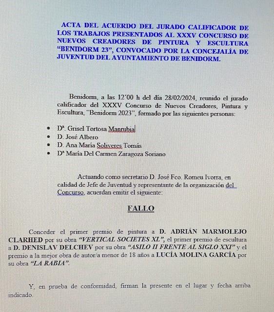 Acta Jurado