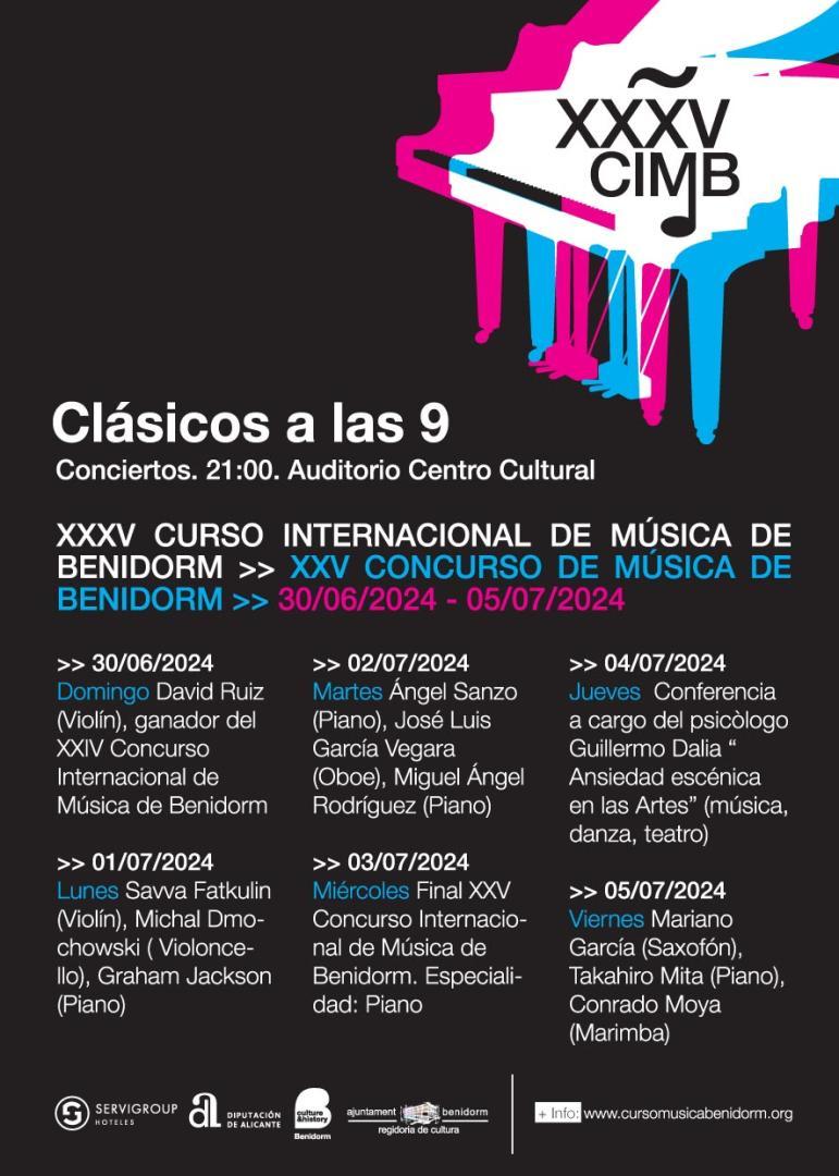 CLÁSICOS A LAS 9 Conciertos Auditorio Centro Cultural