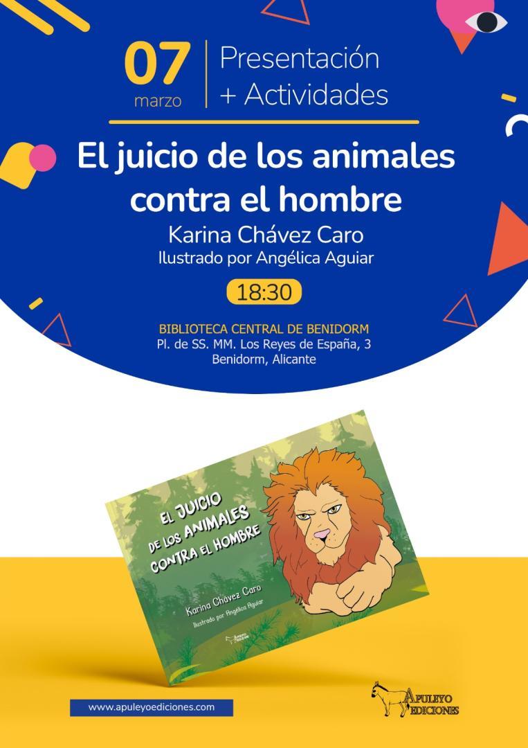 Presentación del libro infantil "El juicio de los animales contra el hombnre"