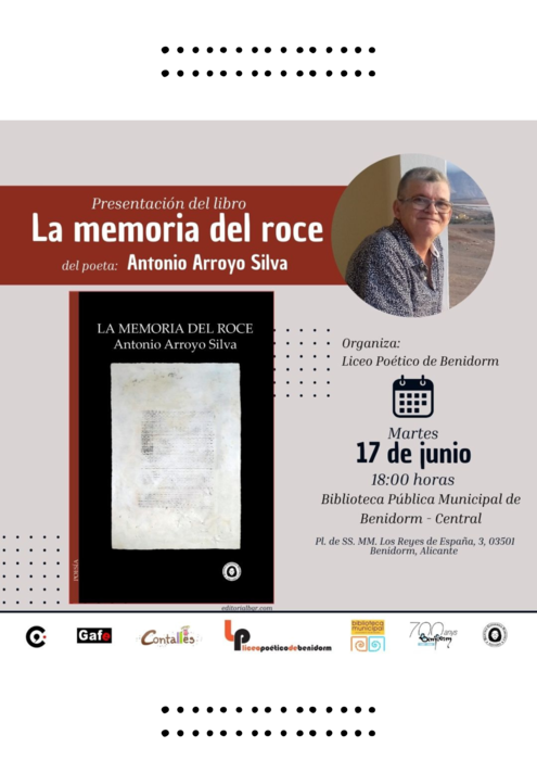 Presentación del libro "La memoria del roce"