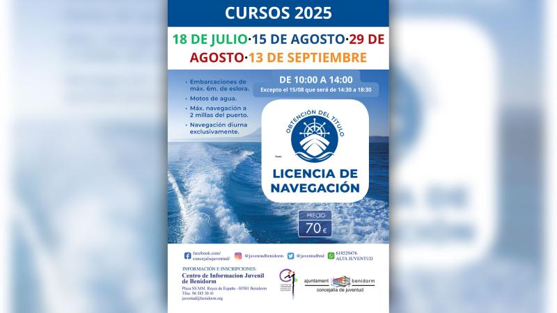 Curso de navegación de Juventud