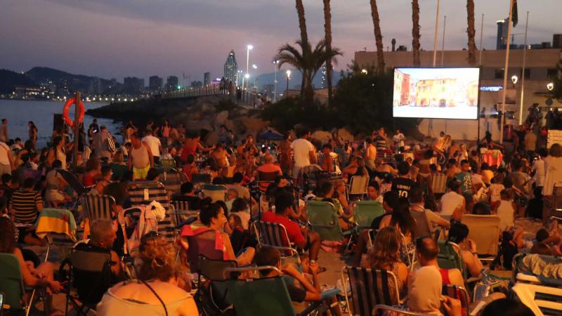 Cine en la playa Cine en la playa