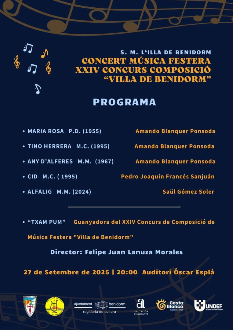 PROGRAMA CONCERT MÚSICA FESTERA
