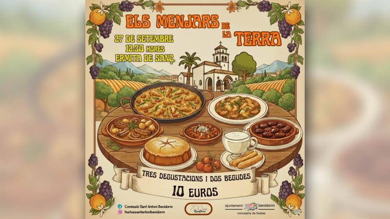 La Comissió de Sant Antoni celebra este sábado su tradicional encuentro ‘Els Menjars de la Terra’