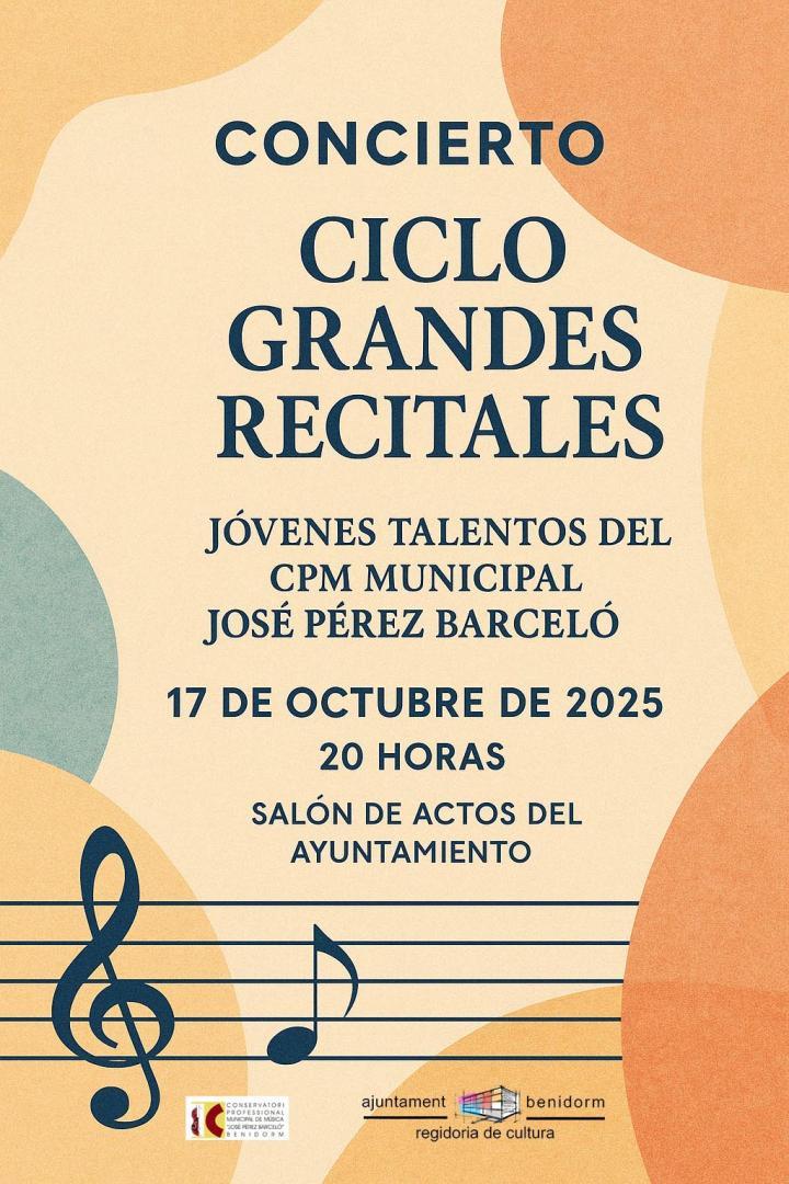 CICLO GRANDES RECITALES. JÓVENES TALENTOS.