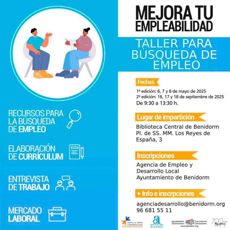 Taller de búsqueda de empleo MEJORA TU EMPLEABILIDAD