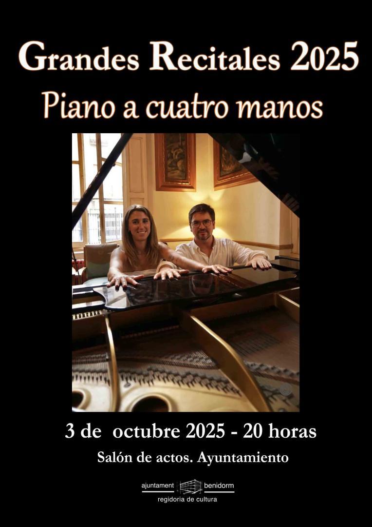 CICLO GRANDES RECITALES. PIANO A 4 MANOS.