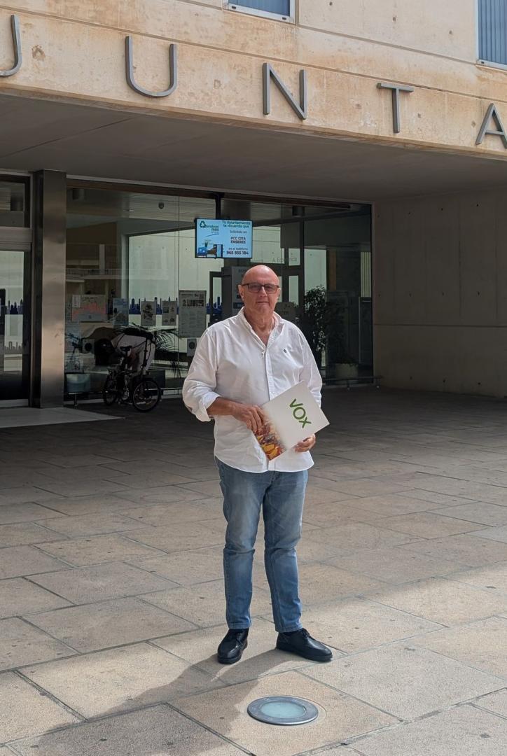 Portavoz y concejal de VOX en Benidorm, José Miguel San Martín
