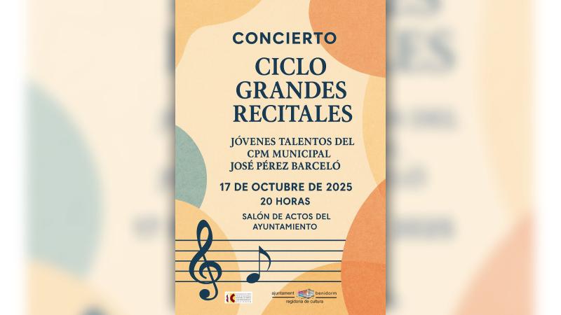 Los jóvenes talentos del Conservatorio protagonizan la próxima cita del ciclo de Grandes Recitales  Los jóvenes talentos del Conservatorio protagonizan la próxima cita del ciclo de Grandes Recitales