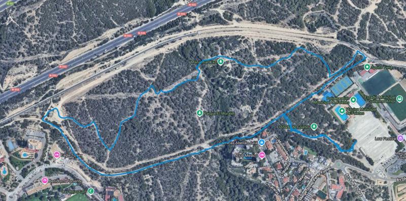 Sendero Azul Moralet