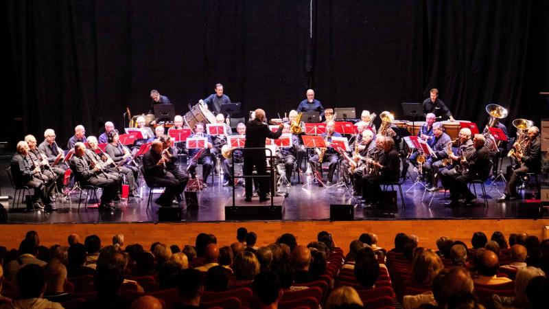 Concierto de la Banda de la UDP Llíria-Camp de Túria-Serranos en la Setmana Cultural de les FMP