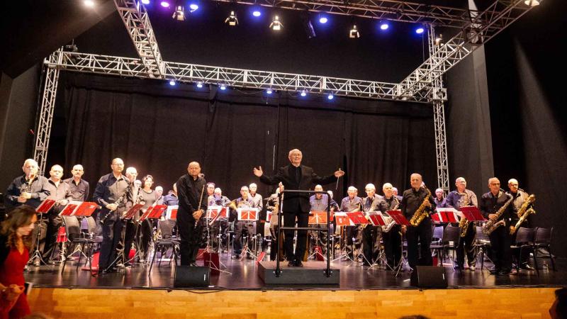 Concierto de la Banda de la UDP Llíria-Camp de Túria-Serranos en la Setmana Cultural de les FMP
