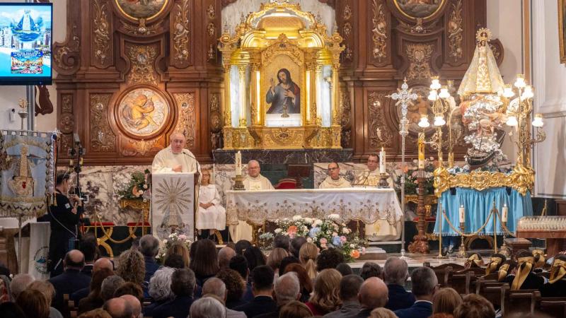 Misa en honor a la Mare de Déu del Sofratge.