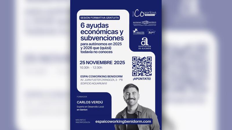 El Espai Coworking de Benidorm programa una nueva formación para impulsar el emprendimiento