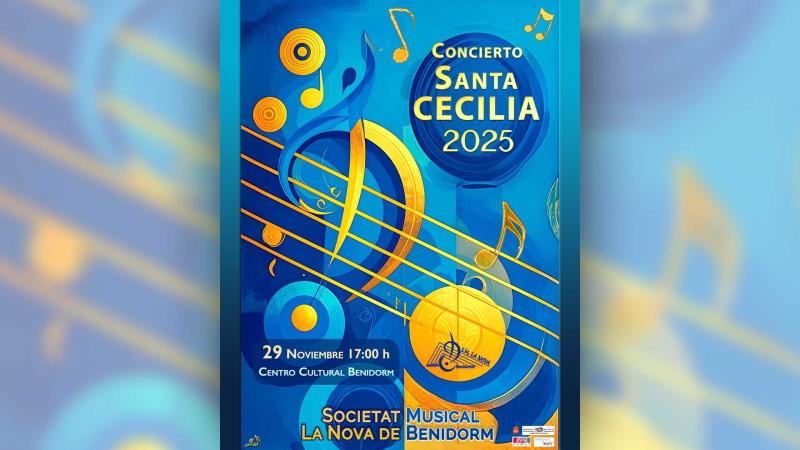 La SM la Nova de Benidorm ofrece este sábado su tradicional concierto de Santa Cecilia en el Centro Cultural