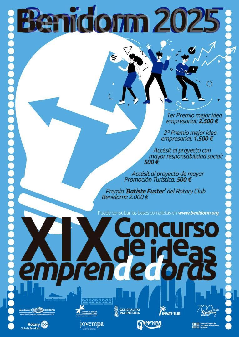 Cartel Ideas Emprendedoras 2025