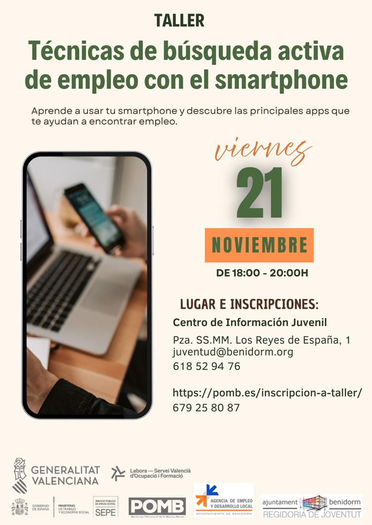 Smartphone en la búsqueda de empleo