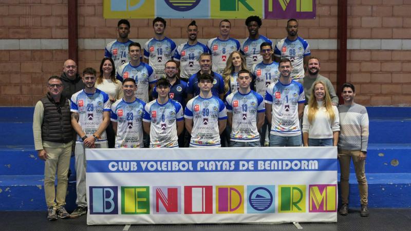 Presentación de los equipos del Club Voleibol Playas de Benidorm