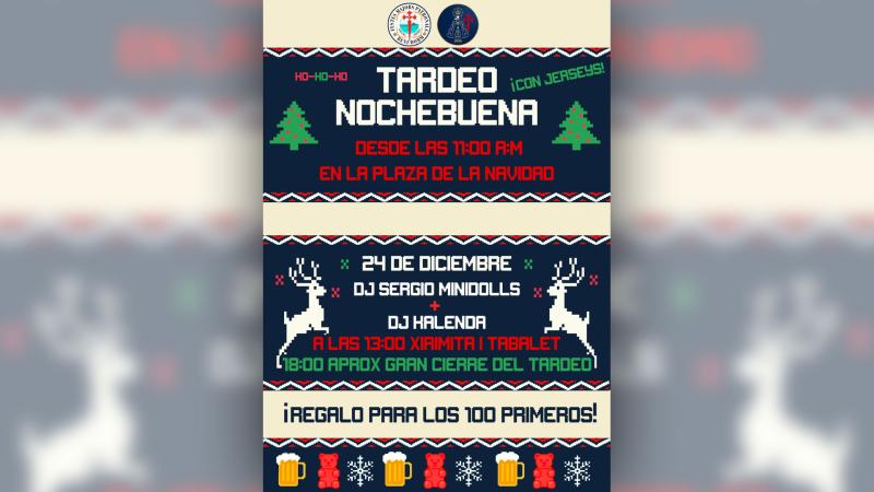 La Plaza de la Navidad tendrá un ‘Tardeo de Nochebuena’ organizado por la Comissió de Festes Majors Patronals 