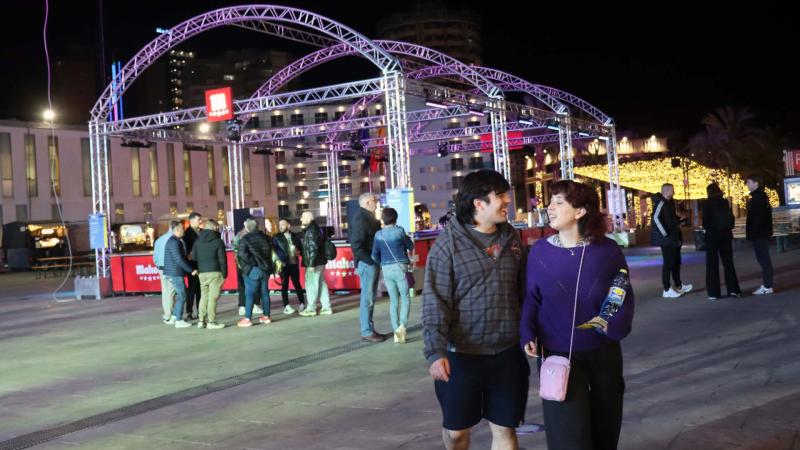 Benidorm pone en marcha la ‘Fan Zone’ que albergará buena parte de la programación paralela del Benidorm Fest