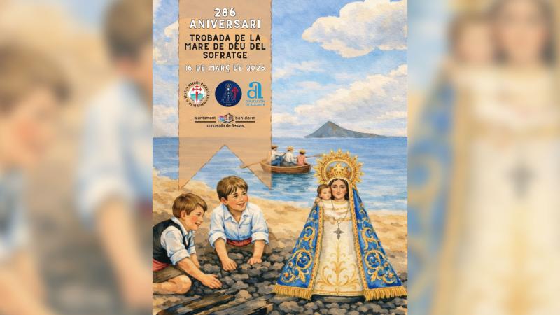 Benidorm inicia el lunes la conmemoración del 286 aniversario del hallazgo de la Mare de Déu del Sofratge