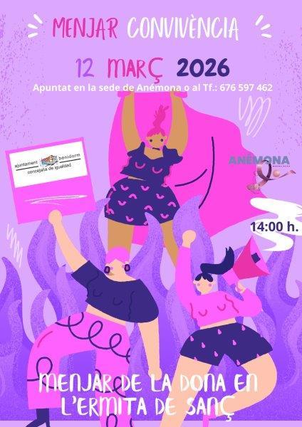 CARTEL CONVIVENCIA ANEMONA 8M