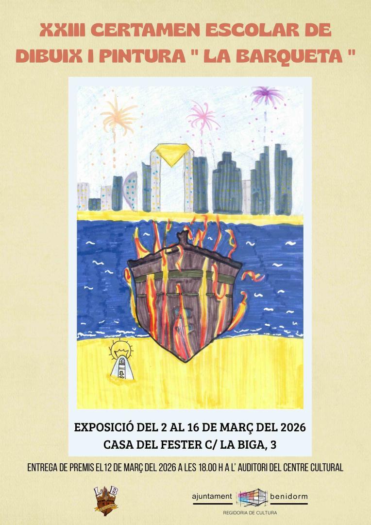 XXIII CERTAMEN ESCOLAR DE DIBUJO Y PINTURA "LA BARQUETA"