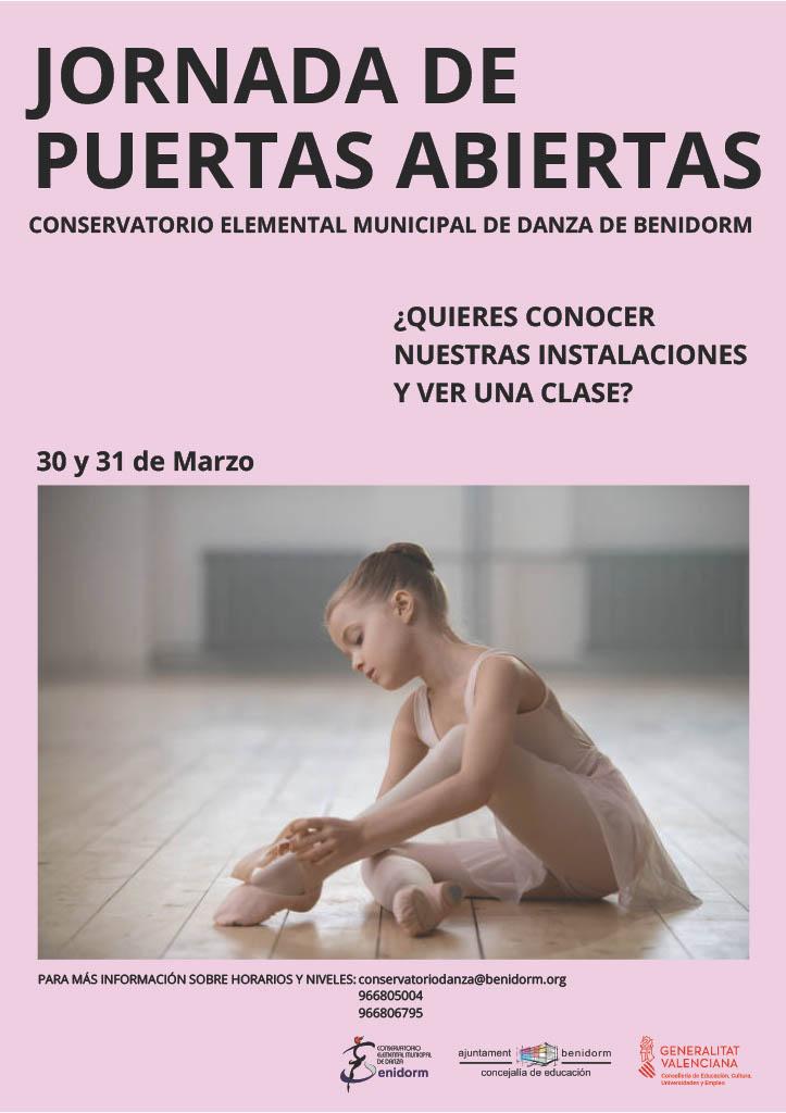 JORNADAS DE PUERTAS ABIERTAS DIAS 30 Y 31  DE MARZO. RESERVA TU PLAZA.
