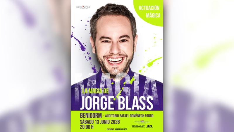El espectáculo de magia de Jorge Blass llega el 13 de junio al Centro Cultural de Benidorm