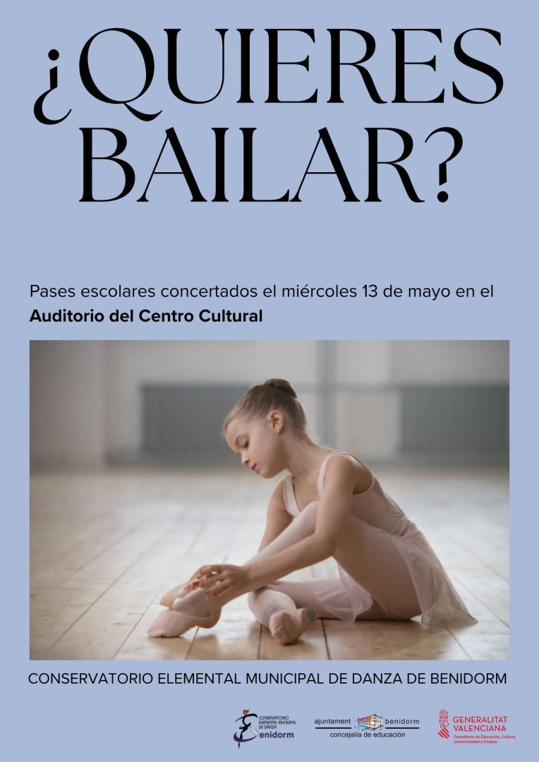 ACTIVIDAD ¿QUIERS BAILAR? PASES CONCERTADOS PARA ESCOLARES 2026.