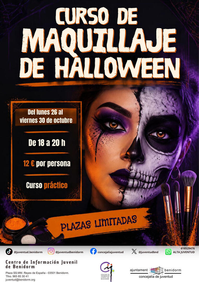 Curso de Maquillaje de Halloween