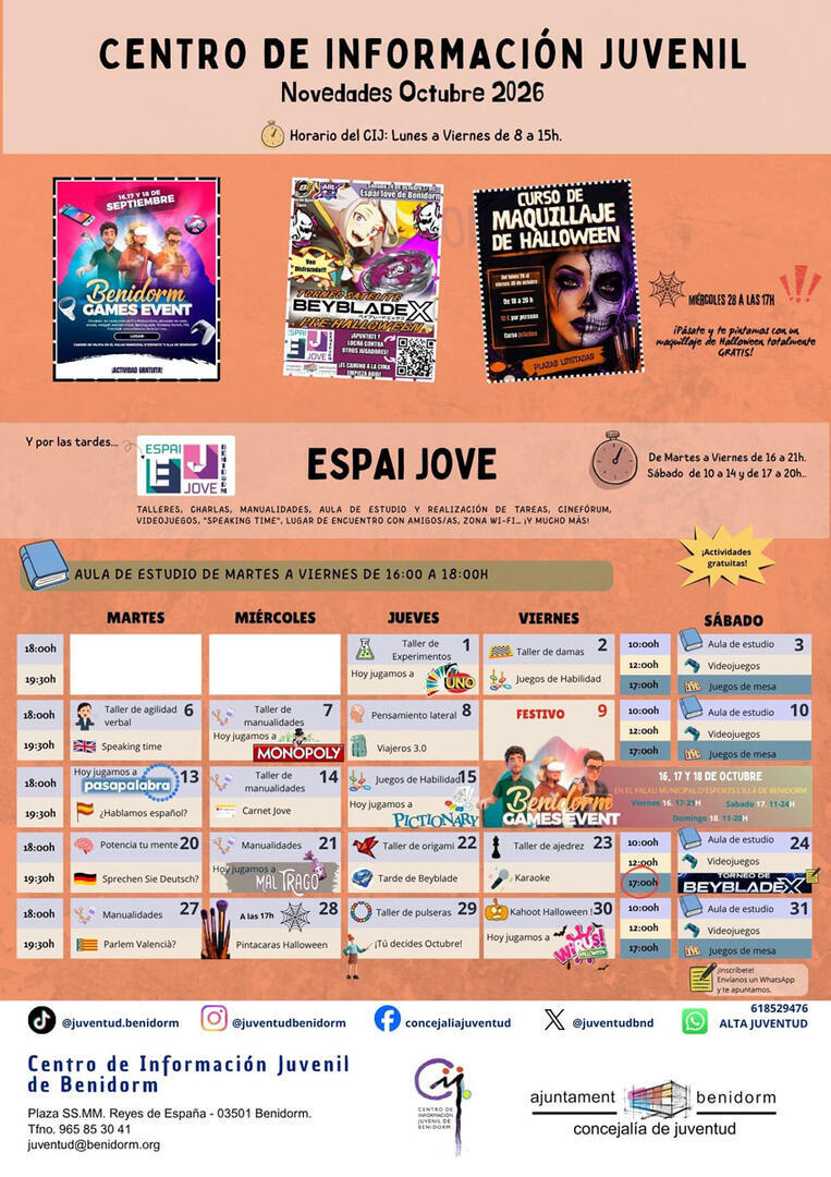 Espai Jove Octubre 2026