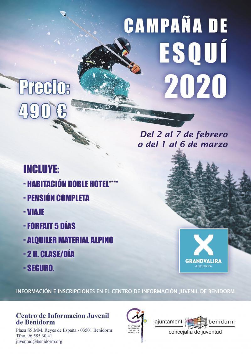 Campaña de Esquí 2020 Campaña de Esquí 2020