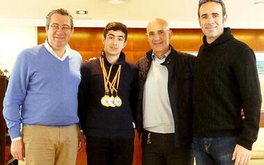 Carlos Rogel, 4 medallas de oro en el Campeonato de España de Salvamento y Socorrismo