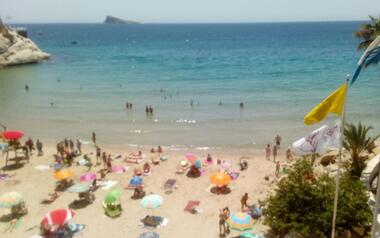 Benidorm activates for two hours the protocol because of Portuguese caravel on its beaches after detecting two specimens