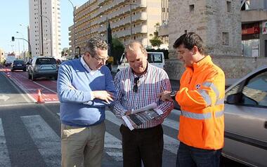 La Cala de Benidorm estrena nuevo asfalto en la Avenida Villajoyosa