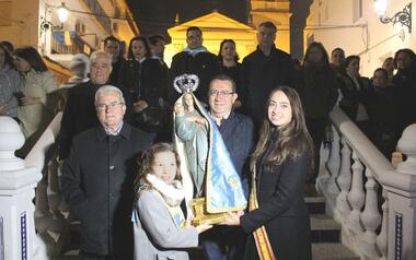 Benidorm conmemora al alba el 277 aniversario de la llegada de su patrona 